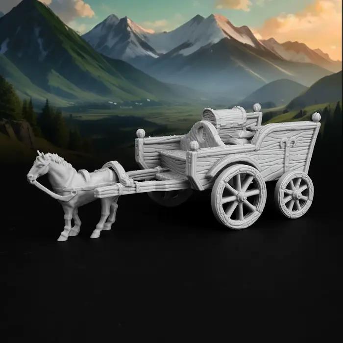 Miniature de caravane RPG