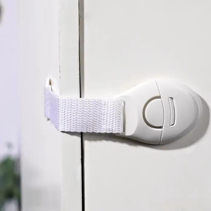 Serrure de porte de sécurité pour enfants matériau plastique protection armoire design moderne couleur variée occasion quotidienne sécurité enfant 0-36 mois