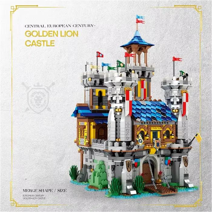 Blocs de construction de château médiéval