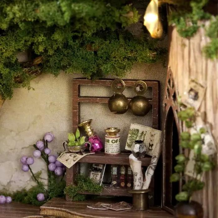 Maison de poupée Miniature en bois