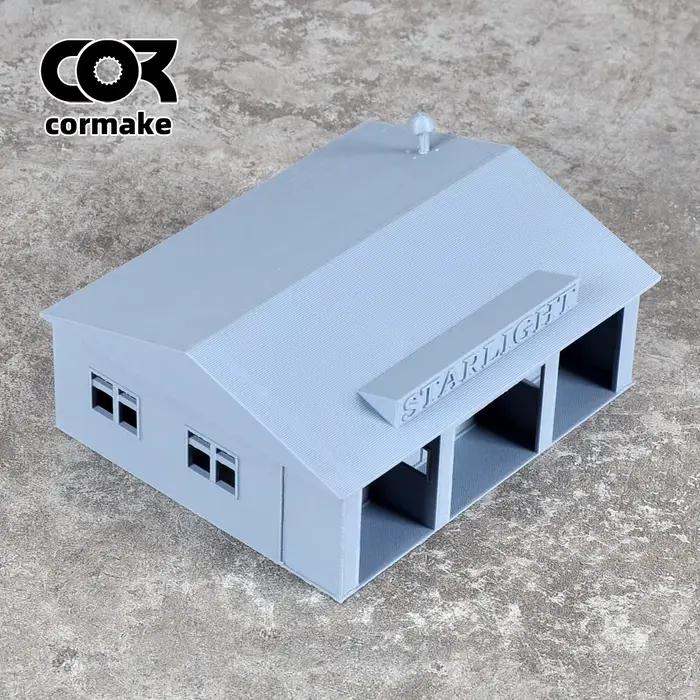 Maquette architecturale à assembler, café, maison de café, magasin, bâtiment, chemin de fer, diorama, kit de maquette à l'échelle HO O 1/64/72/87/150