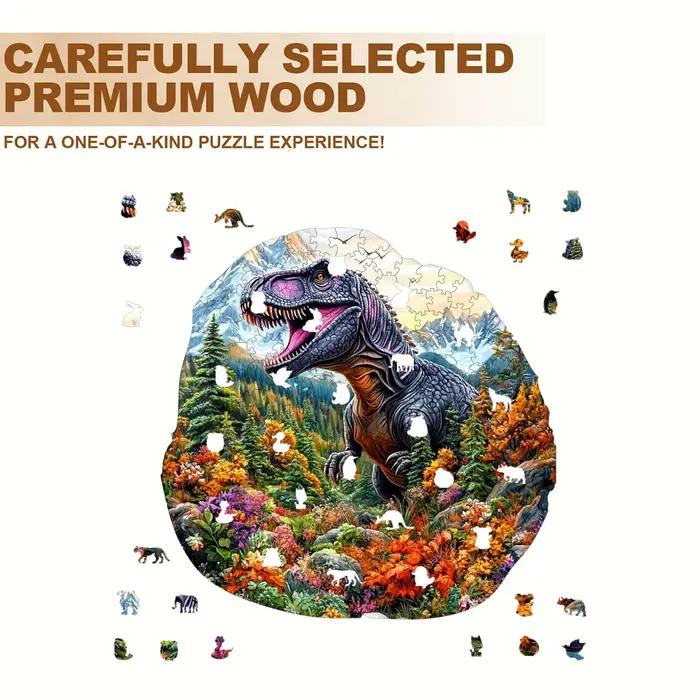 Puzzle en bois en forme d'éléphant