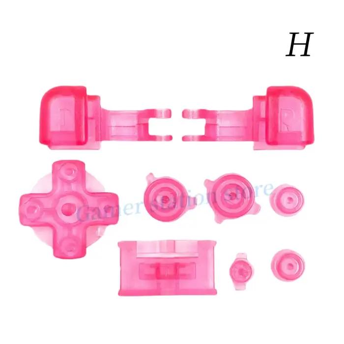 Kit de boutons en plastique complet pour GameBoy Advance SP GBA SP, 1/5/10 pièces, pour GBA SP A B Select Start Power ON/OFF L R Buttons Kit D Pad