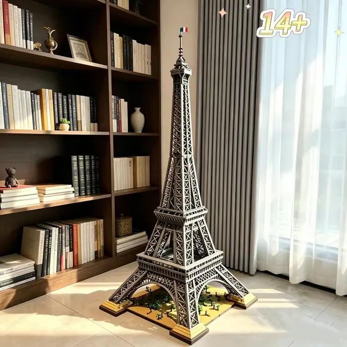 Kit de 10001 Briques de Modélisation de l'Architecture de la Tour Eiffel de Paris