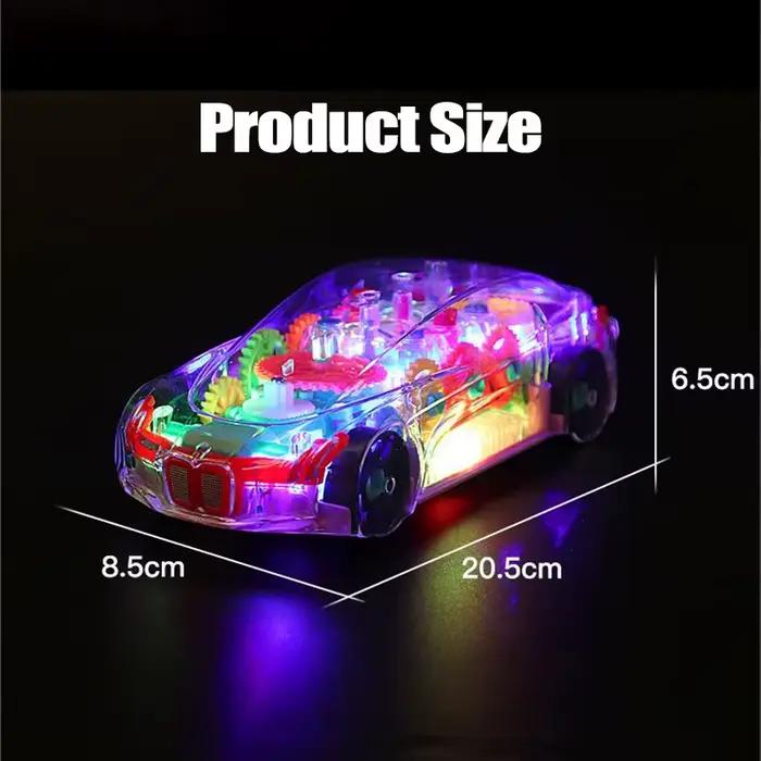 Voiture Électrique Transparente pour Enfants