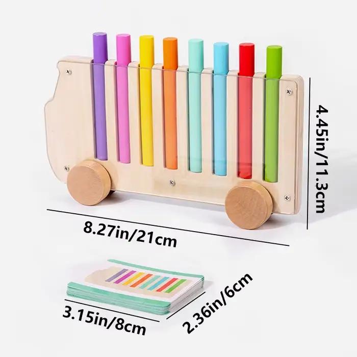 Jeu de tri des couleurs en bois