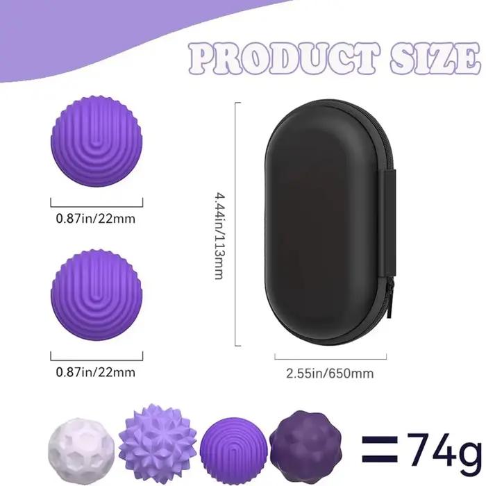 Boules sensorielles magnétiques en Silicone