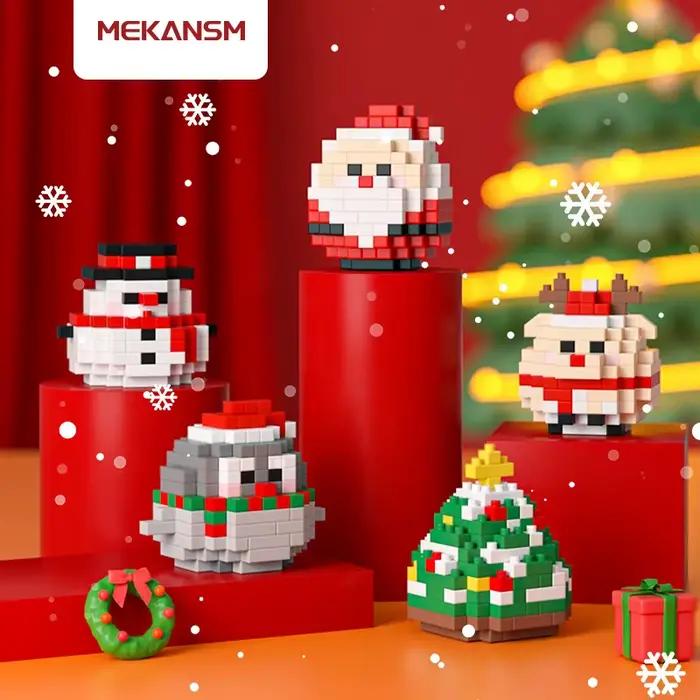 Blocs de construction de la série beignet de noël pour enfants
