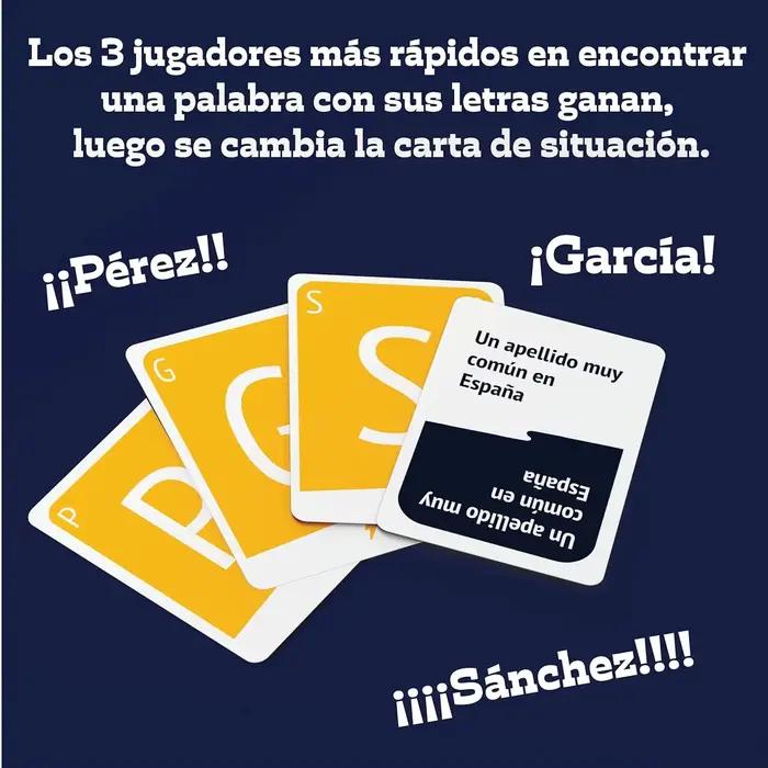 Quick Stop, jeu de cartes interactif espagnol, jeu de réflexion rapide et amusant pour adultes et adolescents, jeu de société pour les rassemblements familiaux