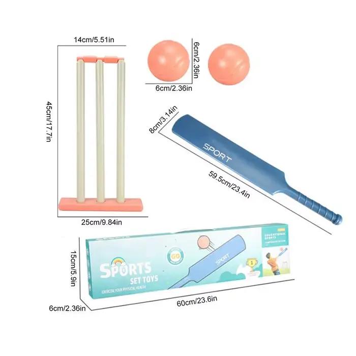Jeu de cricket de chauve-souris multifonctionnel pour enfants