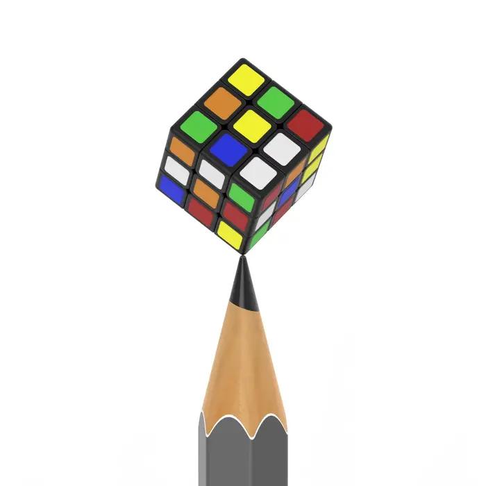 Cubelab 1 cm Mini Cube magique minuscule 3x3 professionnel 1 CM
