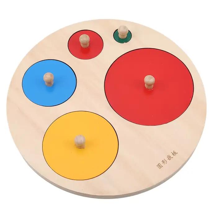 Jouets de Puzzle Montessori en bois