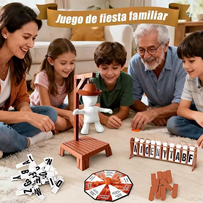 Ahorcado Cowboy : Jeu de devinettes interactif pour la famille