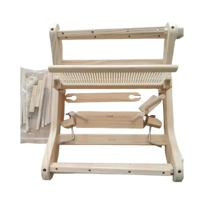 Tisser de tissage multifonctionnel en bois