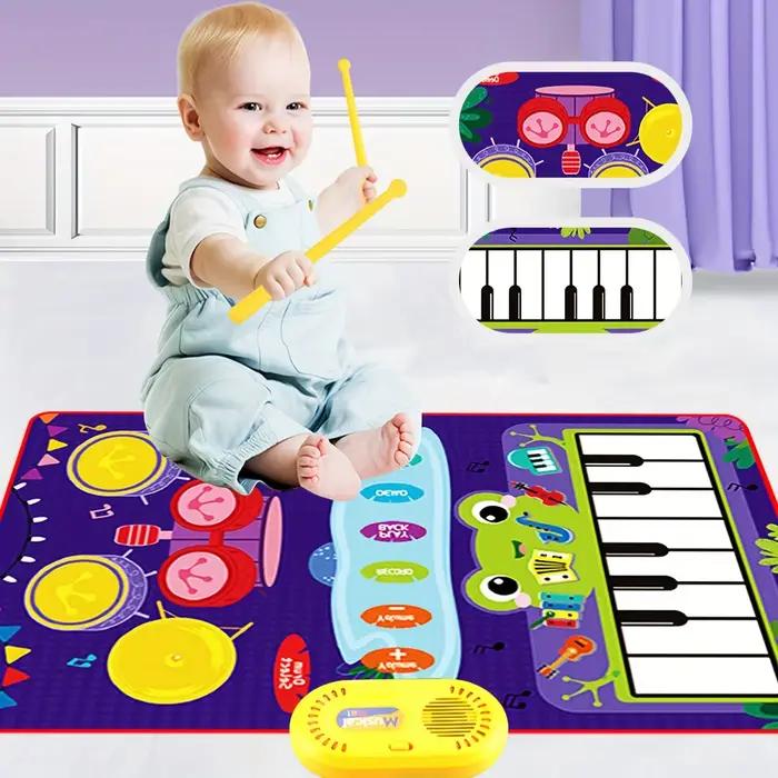 Tapis de jeu pour piano et batterie
