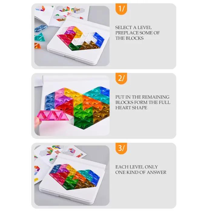Jouets de puzzle. Entraînement à la pensée logique