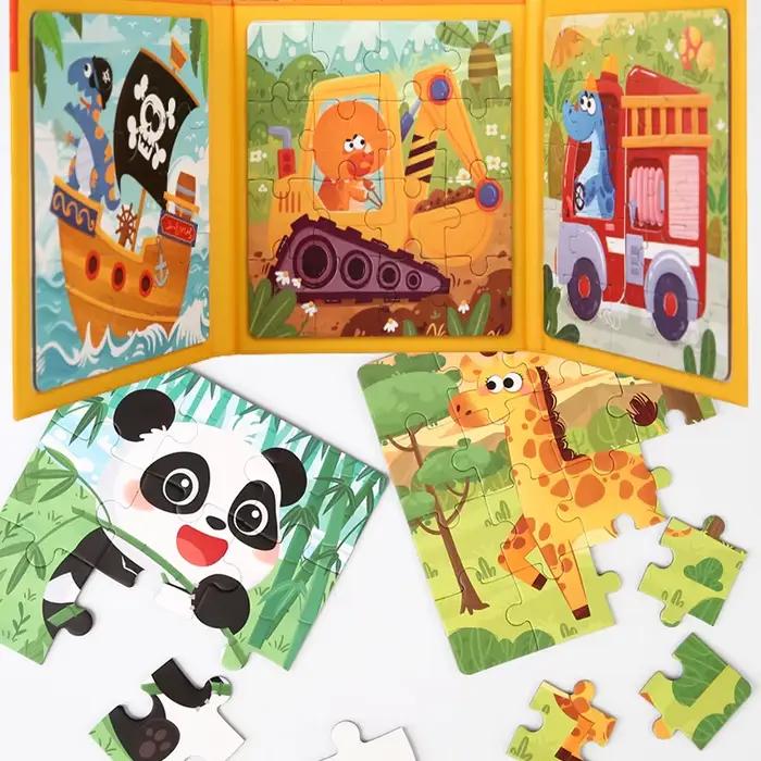 Jeux de puzzle magnétiques pour enfants