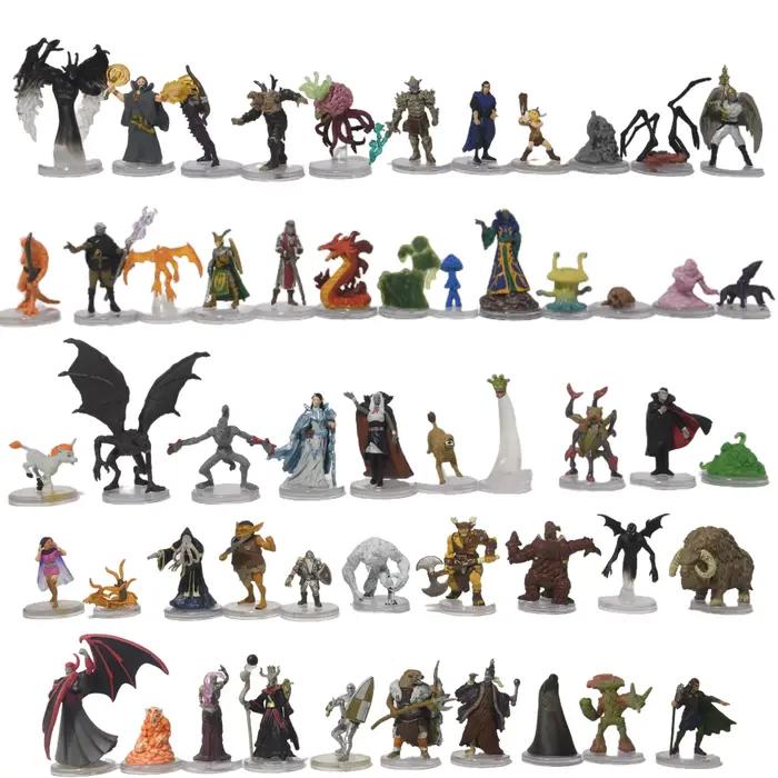 【202506】 TrPG Jeu de société Miniatures 50e anniversaire Dungeons ALHOON VENGER LOLTH BABAU ELF VECNA XORN SHADOW Dragon Figures