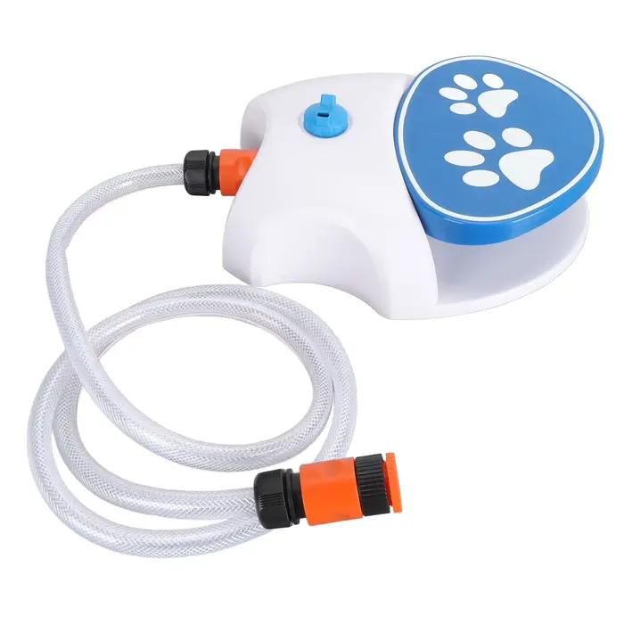 Distributeur d'eau pour chien en plein air, patte activée, utilisation Simple, connexion facile, fontaine d'eau avec tuyau pour pelouse pour animaux de compagnie