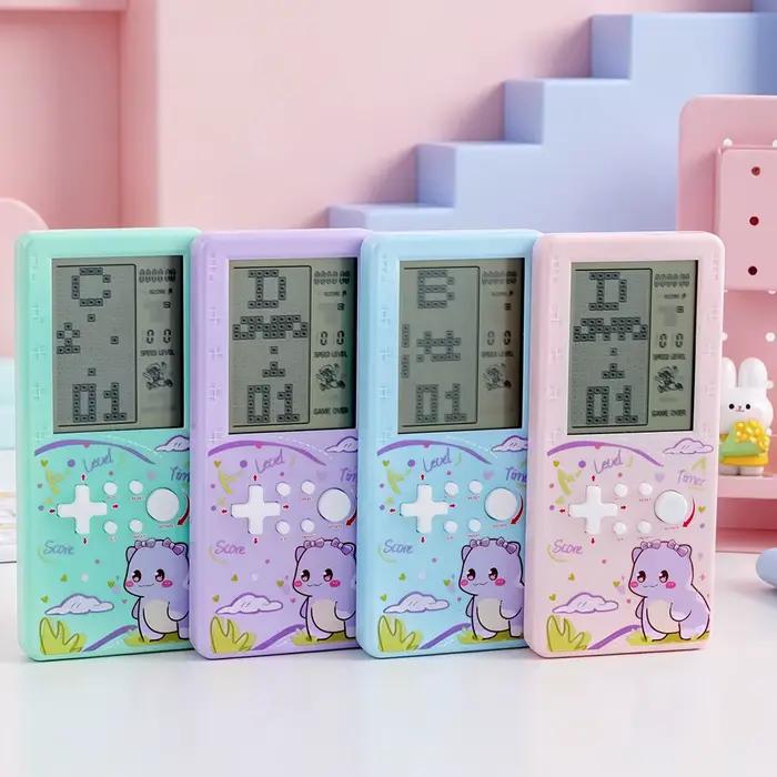 Console de jeu portable dinosaure de dessin animé mignon