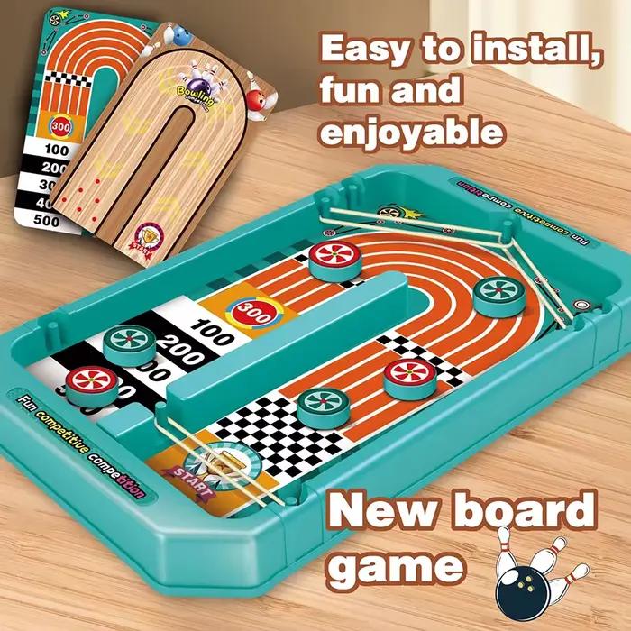 Jeu de société de billard rebondissant 6-en-1 pour plusieurs joueurs, cadeau amusant pour enfants, jeux de société interactifs parents-enfants, jouets de Noël pour enfants