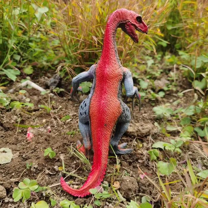 Jouet de dinosaure Therizinosaurus pour enfants, figurine réaliste de dinosaure et figurine animale de dinosaure, éducation et amusante pour cadeau d'anniversaire