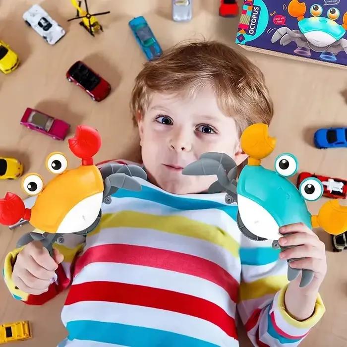 Jouet de courir de crabe dansant pour bébés
