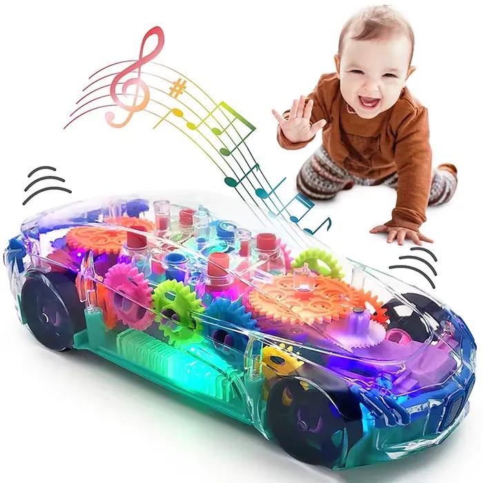 Voiture Électrique Transparente pour Enfants