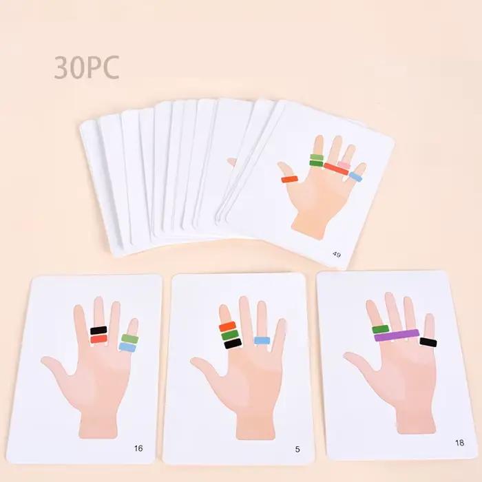 Jeu de société interactif pour enfants : Reconnaissance des couleurs, jouets de maternelle contre bagues à doigts