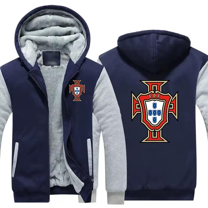 Sweats à capuche Portugal pour hommes, manteau d'hiver chaud, sourire, veste PVD, Streetwear