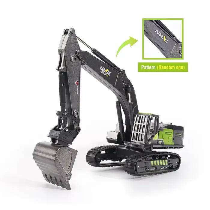 1/50 modèle voiture Bulldozer camion pelle grue chariot élévateur Construction ingénierie véhicule jouets pour garçons
