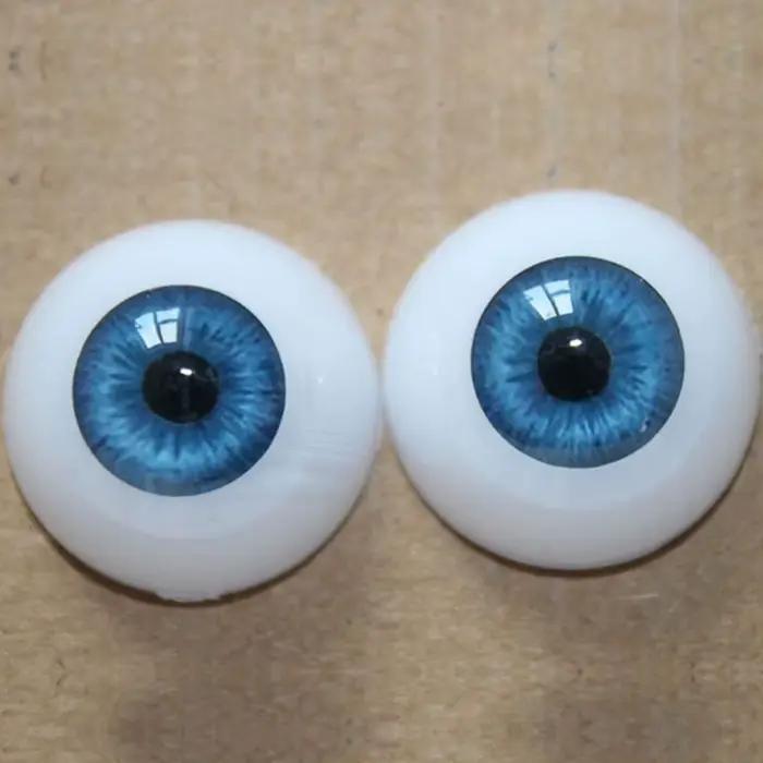 Accessoires de poupée demi-ronds avec yeux réalistes en plastique acrylique pour Halloween et déguisements occasions spéciales