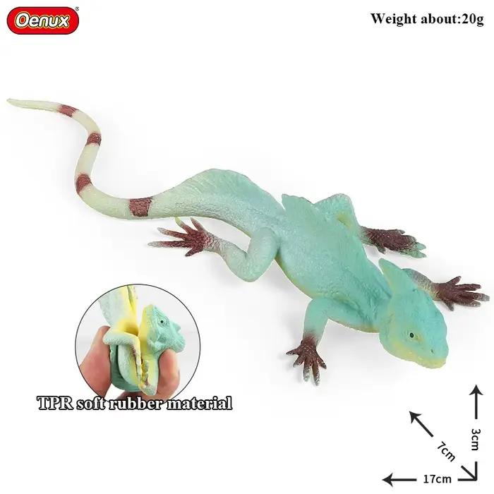 Oenux Reptile Simulation serpent araignée lézard insecte animaux modèle figurines d'action amusant Anti-Stress doux