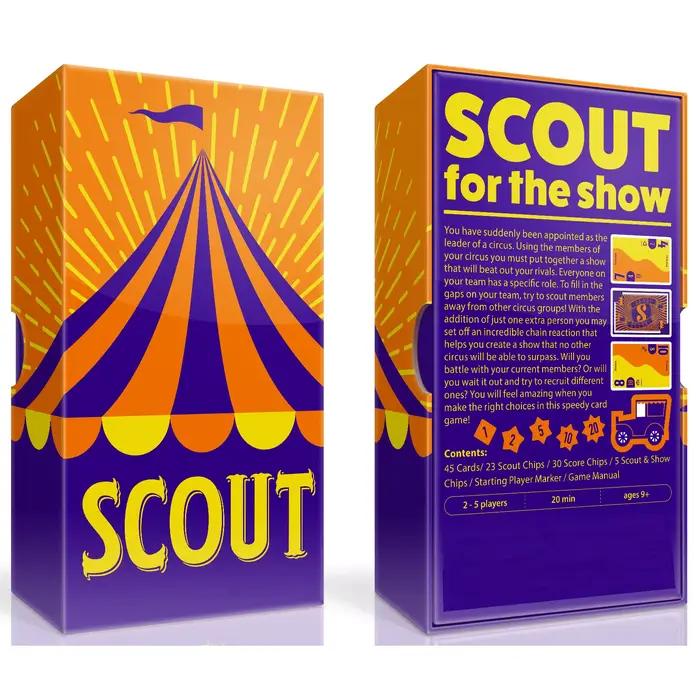 Jeu de cartes Scout, jeu de société Scout de cirque