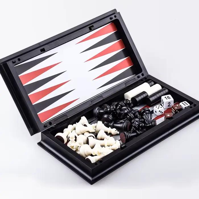 Jeu d'échecs magnétique pliable 25CM
