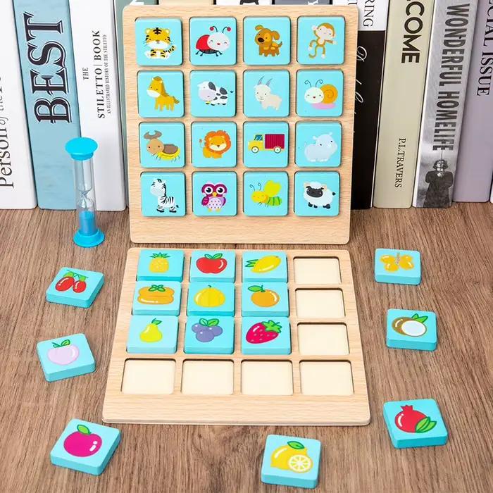 Jeu de société Puzzle en bois pour enfants