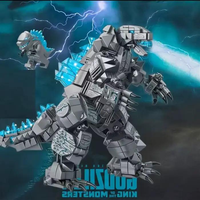 En stock jeux monstre dinosaure film série moc bloc de construction modèle jouet cus-laa cadeaux noël enfants