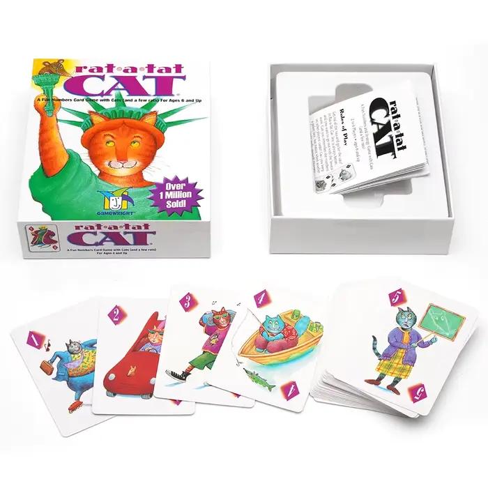 Rat a Tat Cat - Jeu de cartes Fun Numbers avec des chats (et quelques rats) pour les 6 ans et plus 