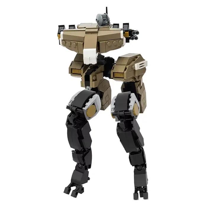 Moc Game Mech Series Metal Geared Robot importer Night Assembly Model Action Figures