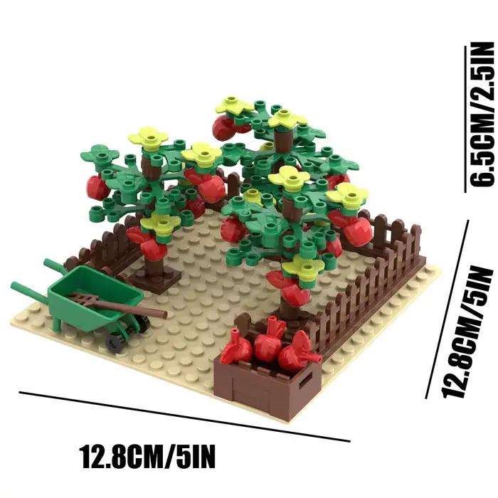 Ensemble de modèles de blocs de construction sur le thème de la ferme