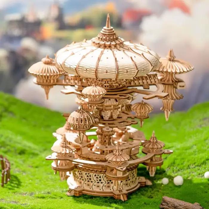 Bricolage 3D Puzzle en bois château dans