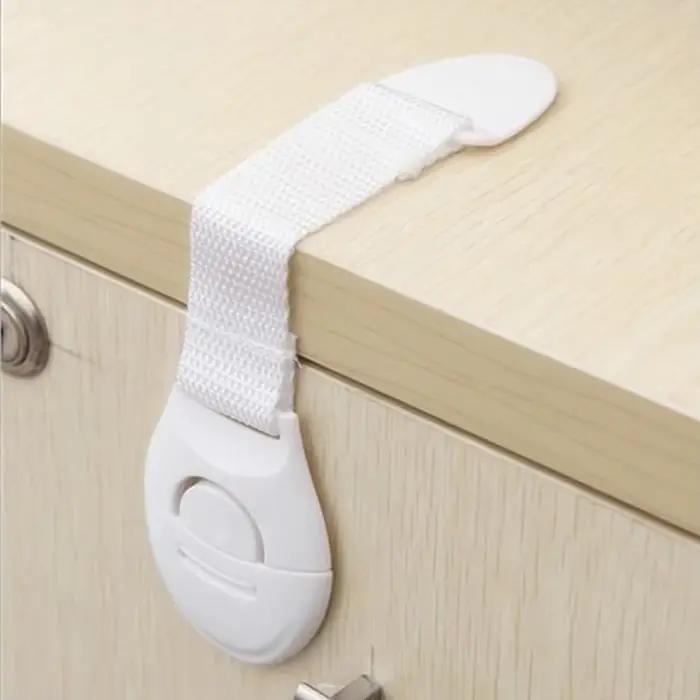 Serrure de porte de sécurité pour enfants matériau plastique protection armoire design moderne couleur variée occasion quotidienne sécurité enfant 0-36 mois