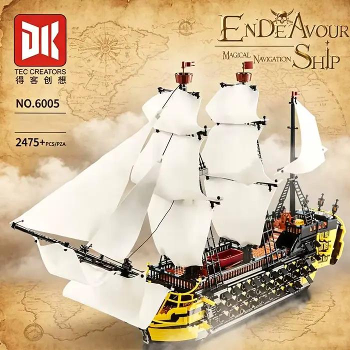 Blocs de construction de navire pirate du film Endeavour