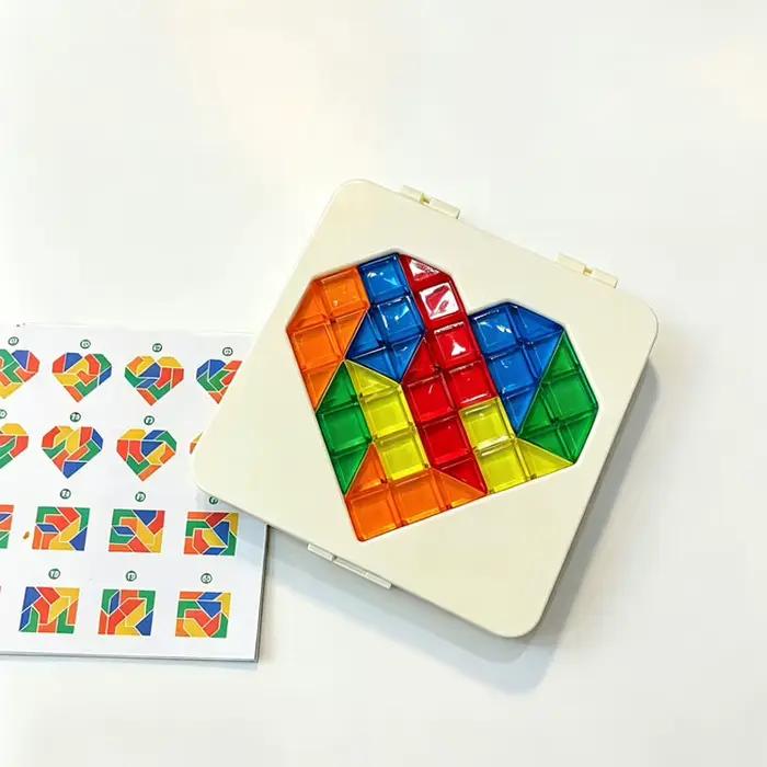 Boîtes de puzzles en forme de cœur