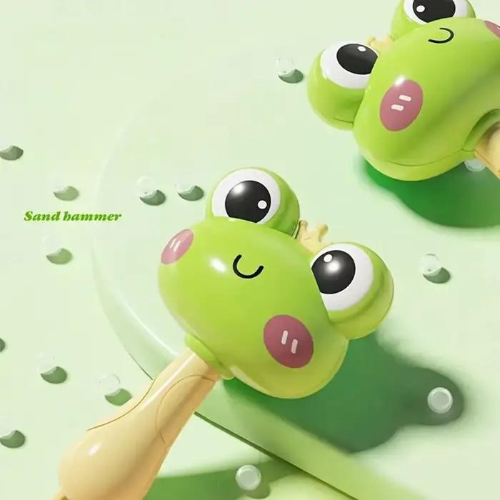 Hochet de dessin animé animal de compagnie en plastique ABS pour éveil sensoriel nouveau-né cadeau anniversaire noël