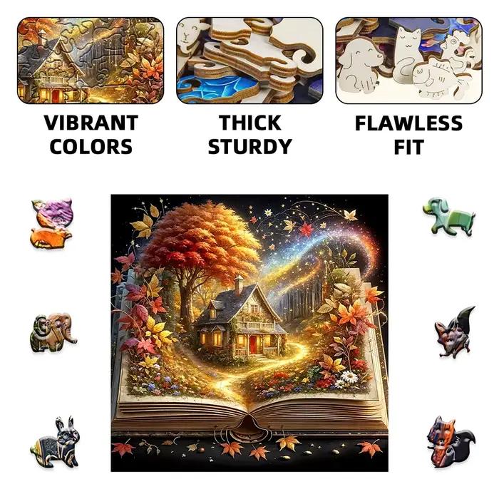 Puzzle en bois cadeau exquis