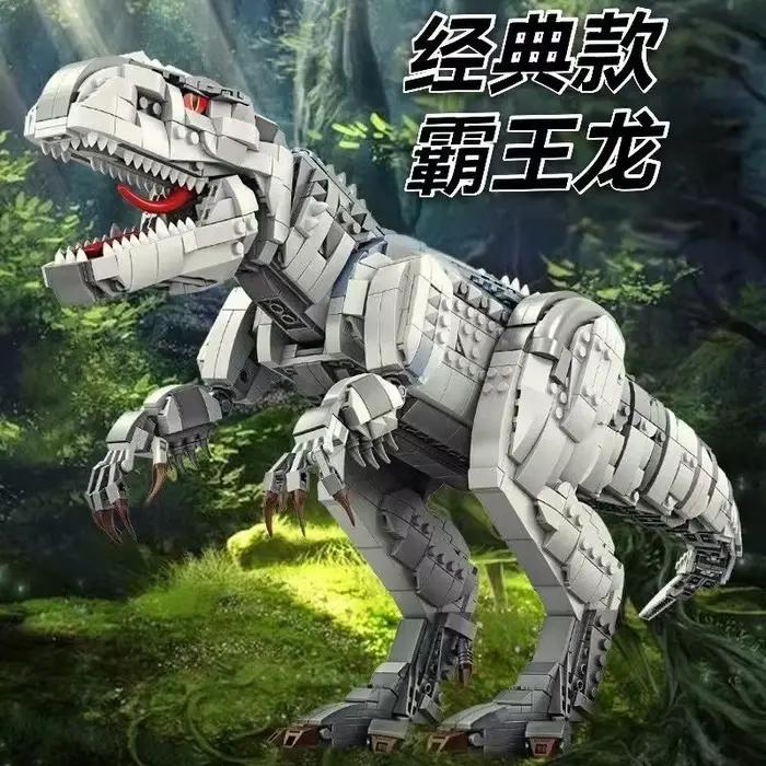 Blocs de Construction de dinosaures préhistoriques, ensemble de Construction d'animaux, modèle T Rex, jouets éducatifs, cadeau de noël pour garçons et enfants