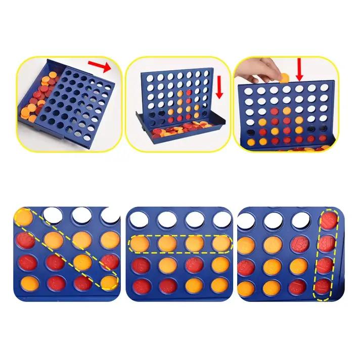 Connecter 4 en une ligne jeu de société jouets éducatifs pour enfants pliable enfants enfants ligne rangée conseil Puzzle jouets jeu Simon