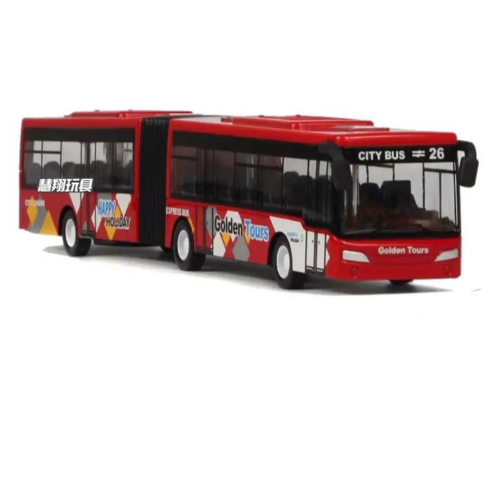 2 chariots modèle de Bus Public jouet de voiture lumineuse