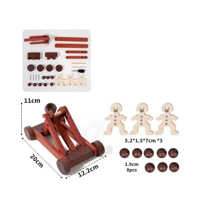 Jouets en bois, blocs de construction en bois de hêtre